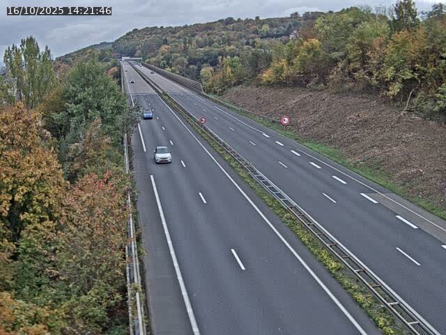 Caméra autoroute France - A30, Hayange direction Metz