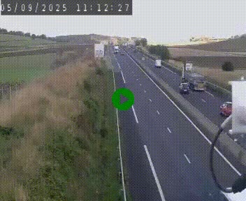 Caméra autoroute A75 à hauteur de Le Crest, en direction de Montpellier