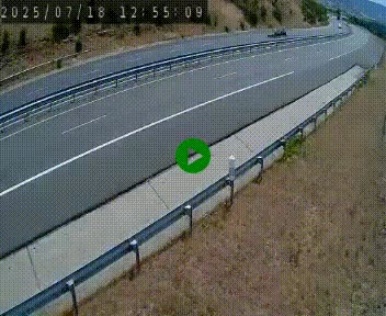 Caméra autoroutière France - A75, Engayresque, entre Millau et Séverac-le-Chateau, en direction de Montpellier