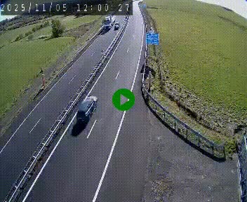 Caméra autoroute A75 à hauteur du col de la Fageole en direction de Clermont-Ferrand