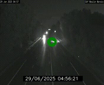 Webcam sur le périphérique de Nantes (N844) entre la Porte de Saint-Luce et la Porte d'Anjou, à l'est de la ville