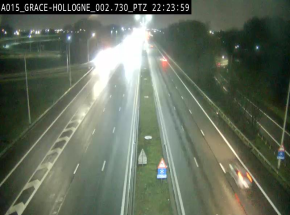 Caméra trafic Belgique - Grâce-Hollogne - E42, jonction avec A604, direction Loncin/Aéroport de Liège -  BK 3.2