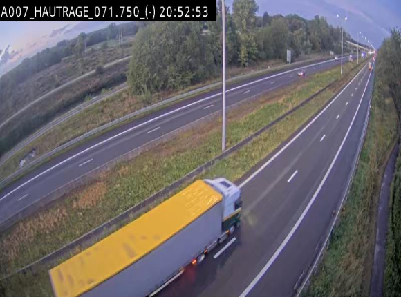 Webcam autoroute Belgique - Hautrage - E19 - BK 71.7