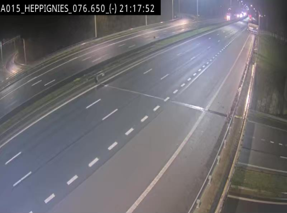 Webcam autoroute Belgique - Heppignies - E42 direction Namur - BK 76.4