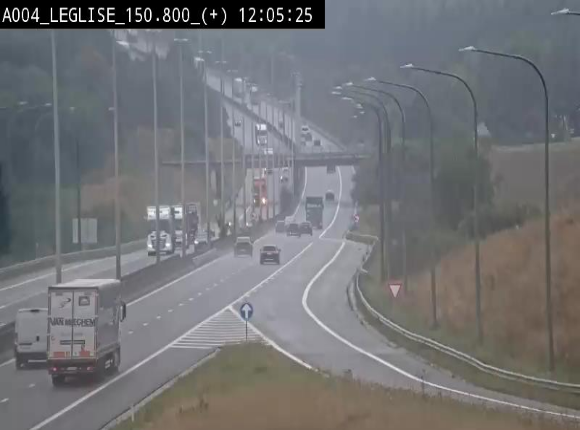 Caméra autoroute Belgique - Côte de Léglise, E411(A4) direction Luxembourg