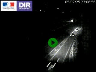Webcam sur la Nationale 201 à hauteur de la sortie Chambéry-Nord, avant à la jonction entre l'A41 et l'A43, en direction de Lyon