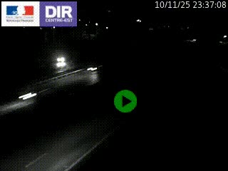 Webcam sur la Nationale 201 à hauteur de la sortie Chambéry-Nord, avant à la jonction entre l'A41 et l'A43, en direction de Lyon