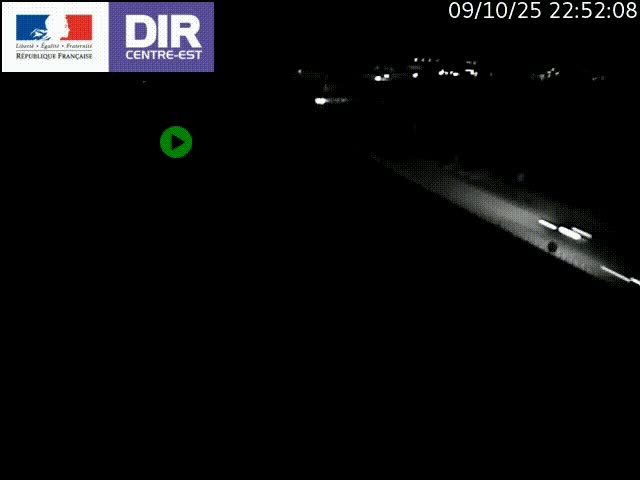 Webcam sur le contournement de Valence, sur la Nationale 7, caméra orientée vers Lyon