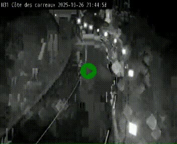 Webcam en haut de la Côte des Carreaux sur la N31 à Avesnes-en-Bray. Vue orientée vers Rouen