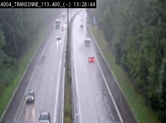 Caméra trafic E411 (A4) - Transinne direction Namur - BK 113.425