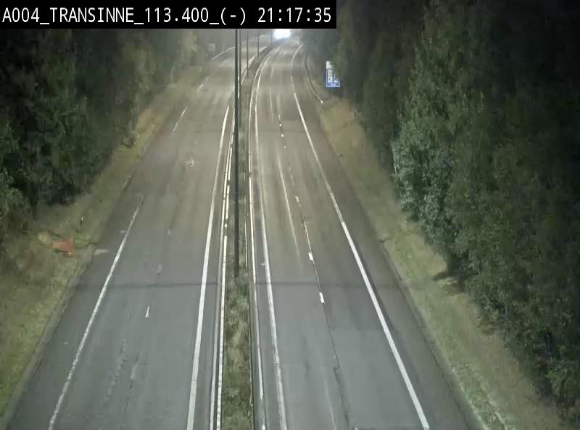 Caméra trafic E411 (A4) - Transinne direction Namur - BK 113.425
