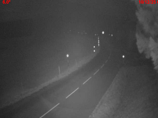 Webcam en haut du col du Ballon d'Alsace sur la D465 à 1075 mètres d'altitude dans les Vosges