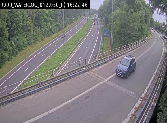 Webcam autoroute Belgique - Waterloo - R0 (ring de Bruxelles) - BK 12.3