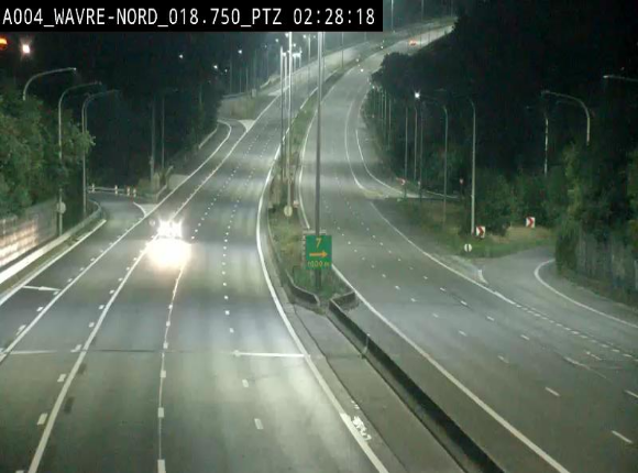 Webcam traffic E411(A4) - BK 18.7 - Bierges (Wavre Nord)