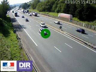 Webcam routière à Saint-Etienne-Terrenoire sur la RN88 avant la jonction entre l'A72 et le Boulevard Périphérique de Saint-Etienne