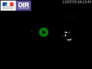 Caméra trafic à Meylan sur la Rocade-Sud de Grenoble en direction d'Aix-en-Provence