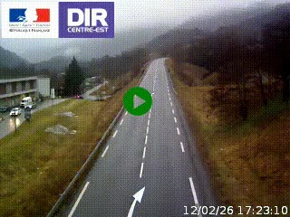 Web cam sur la N90 à Aime, en provenance de Bourg-Saint-Maurice et en direction d'Albertville