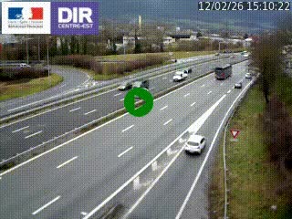 Caméra routière à hauteur de la sortie 15 Chambéry-centre au PK 4,103 en direction d'Albertville