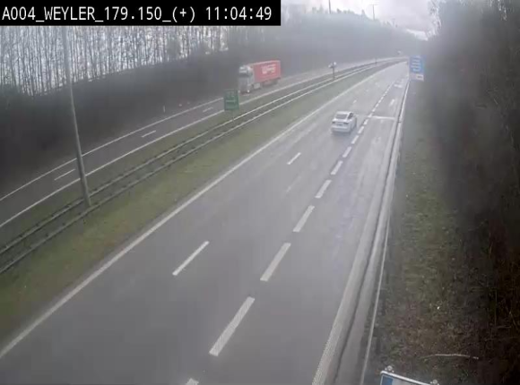 Webcam juste après la sortie 31 Arlon qui permet de rejoindre l'E411 depuis la N82
