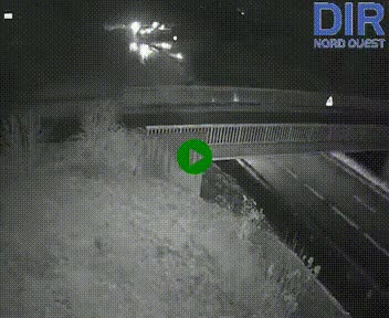 Webcam sur A84 à hauteur de Pont-Farcy, au niveau du pont autoroutier sur la Vire, au sud de Saint-Lô