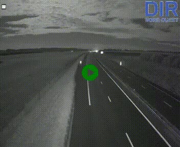 Webcam sur A84 à hauteur de l'échangeur de Poilley avec la N175, au sud d'Avranches