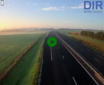 Webcam sur A84 à hauteur de l'échangeur de Poilley avec la N175, au sud d'Avranches