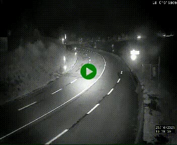 Webcam au carrefour de la croisade, à la jonction entre la N22 et la N320, avant le poste de douane franco-andorrane. Webcam à 1790 mètres d'altitude