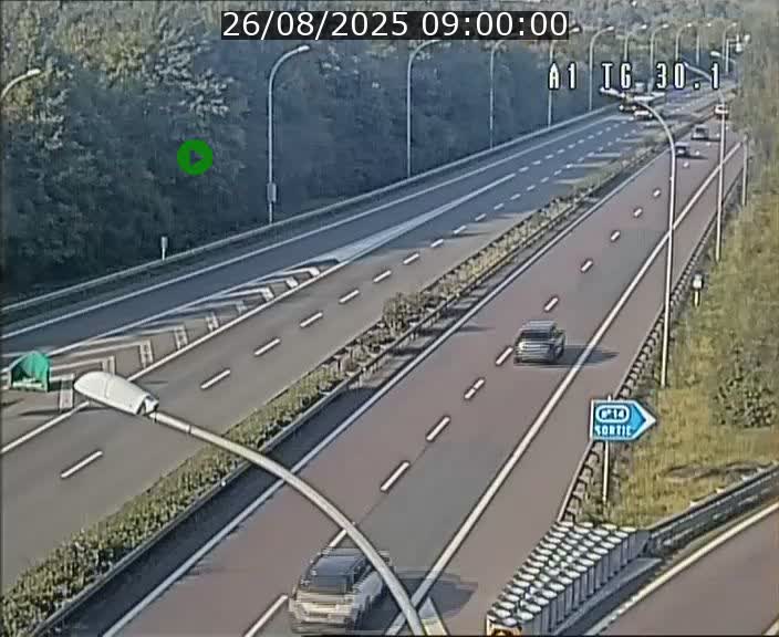 Traffic live webcam Luxembourg Grevenmacher - A1 direction Luxembourg - BK 30.1