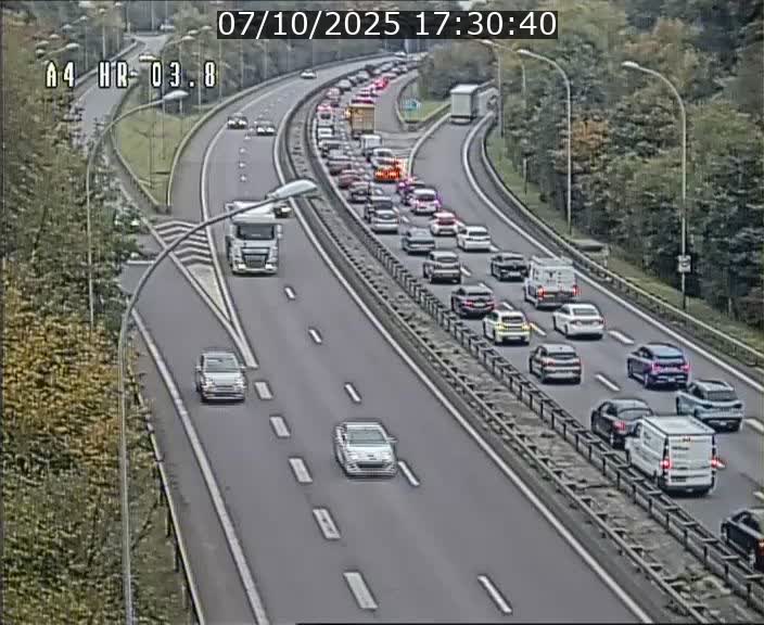 Webcam traffic A4 Luxembourg - BK 3.8 - Leudelange (direction Esch sur Alzette)