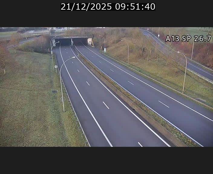 Traffic live webcam Luxembourg Frisange - A13 direction Luxembourg-ville - BK 26.7