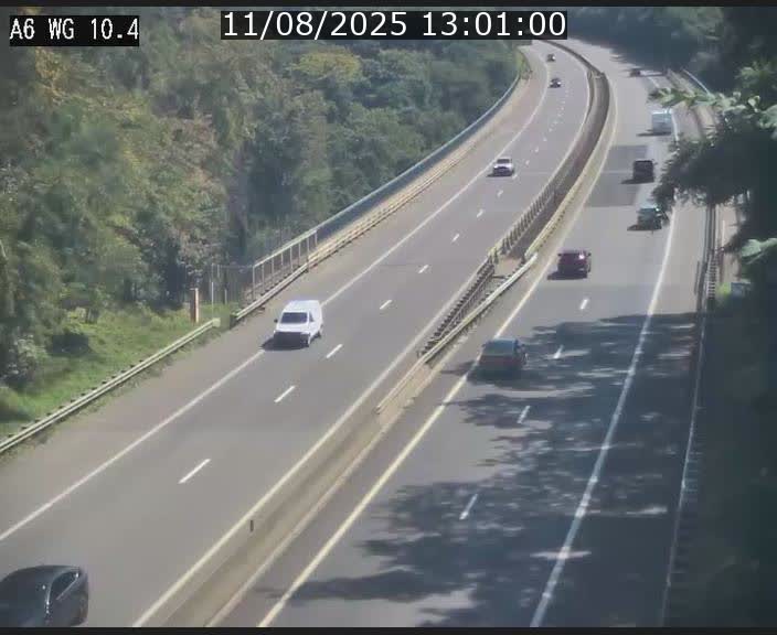 Traffic live webcam Luxembourg Mamer - A6 - BK 10.4 - direction Luxembourg/France/Allemagne