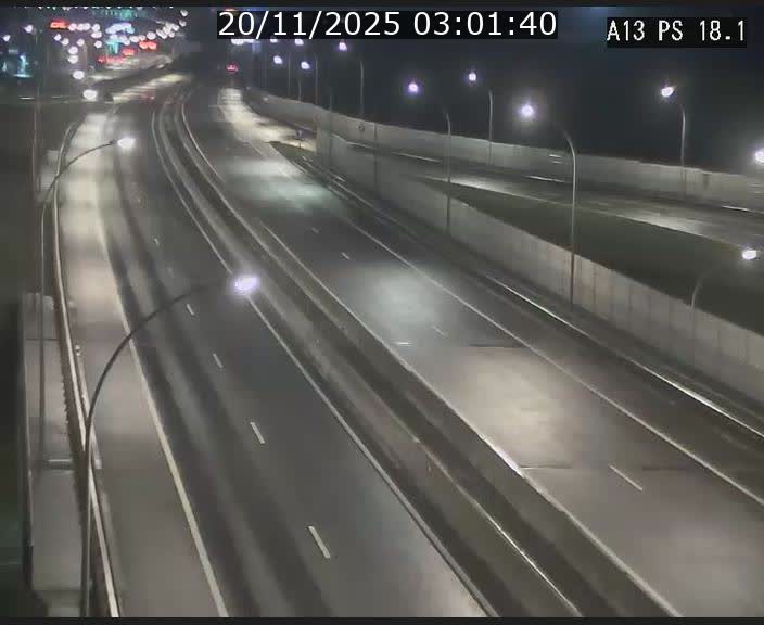 Traffic live webcam Luxembourg Dudelange - A13 direction Croix de Bettembourg - BK 18.1