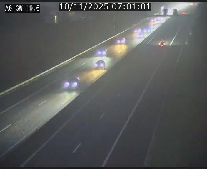 Traffic live webcam Luxembourg - Steinfort - A6 - BK 19.6 - direction Belgique