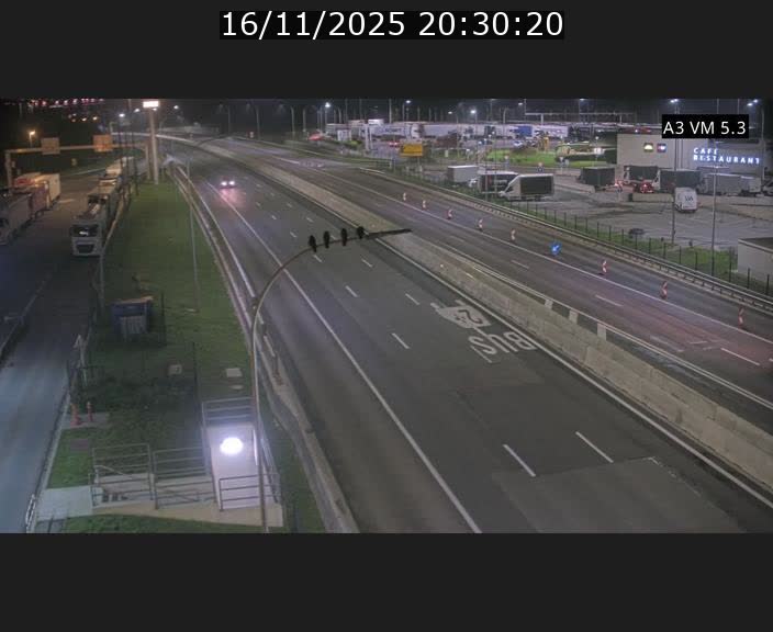 Traffic live webcam Luxembourg Aire de Berchem - A3 - BK 5 - direction France