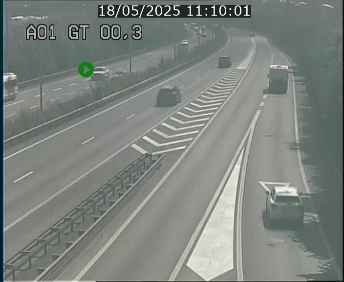 Traffic live webcam Luxembourg Croix de Gasperich - A1 direction Kirchberg - BK 0.3