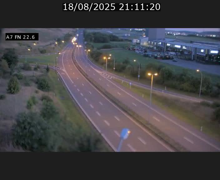 Caméra trafic Luxembourg - A7, Colmar-berg direction Mersch