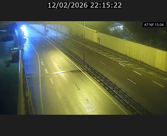 Caméra trafic Luxembourg - A7, Tunnel Mersch, entrée sud, direction Ettelbruck