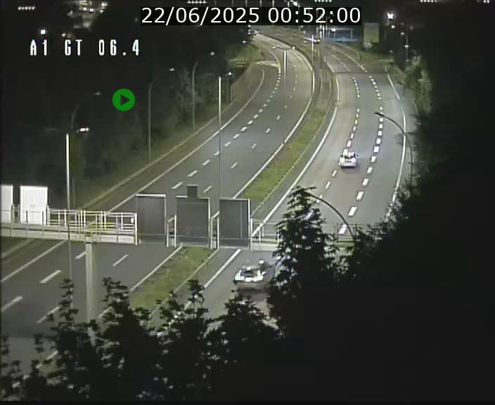 Traffic live webcam Luxembourg Hamm - A1 direction Sandweiler - BK 6.4