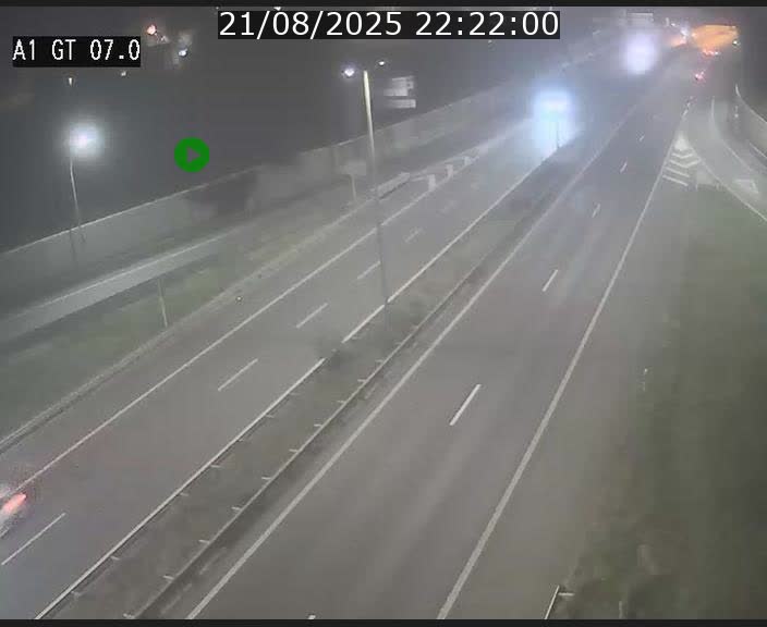 Traffic live webcam Luxembourg Cents - A1 direction Kirchberg - BK 7