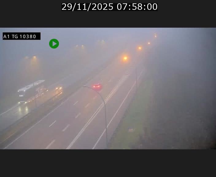 Traffic live webcam Luxembourg Senningerberg - A1 direction Luxembourg Kirchberg - BK 10.3