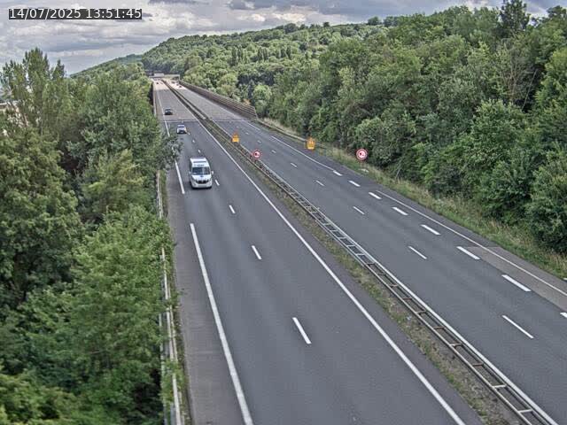 Caméra autoroute France - A30, Hayange direction Metz