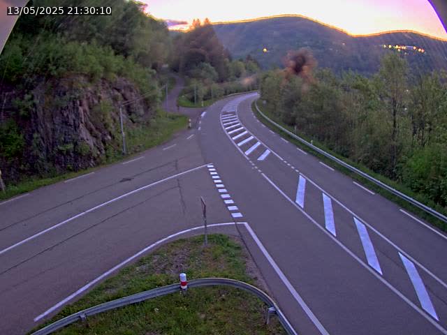 Caméra autoroute France - N66, col du Bussang direction Remiremont