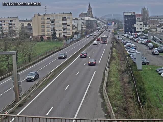 Caméra autoroute France - A31, Thionville direction Metz
