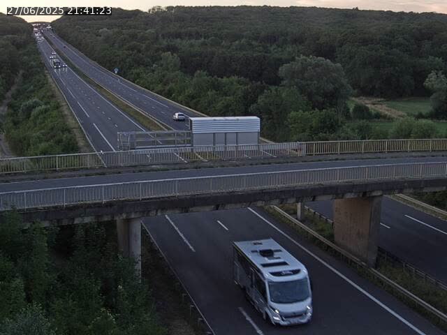 Caméra autoroute France - A31, Zoufftgen direction Luxembourg-ville, à la frontière entre la France et le Luxembourg