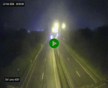 Webcam située à la Rochelle, à la fin de la N237 avant l'accès au péage du Pont de l'Île-de-Ré