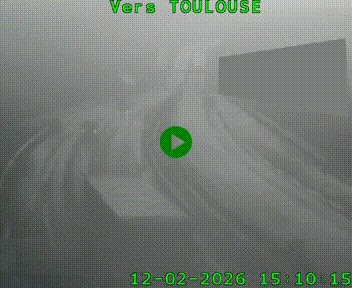 Caméra routière sur l'autoroute A20 à Noailles, en périphérie de Brive-la-Gaillarde. Vue orientée vers Toulouse