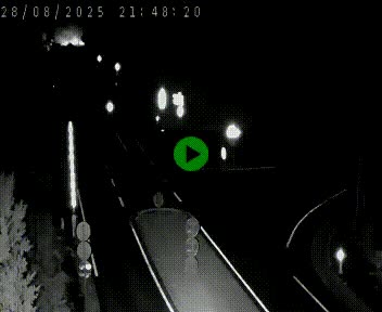 Webcam routière sur la N122 au niveau du Tunnel du Lioran. Vue de l'entrée côté Aurillac.