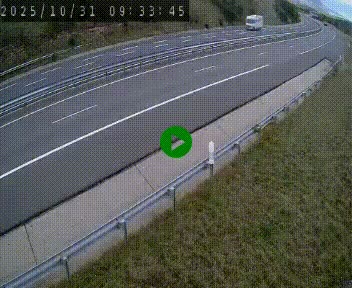 Caméra autoroute A75 à hauteur de la sortie 42 (Rodez, Laissac, Aire de l'Auvergne) située sur la commune d'Auberoques, près de Sévérac-le-Château