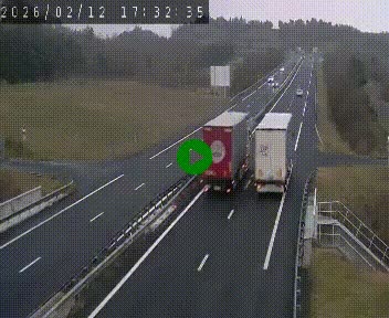 Caméra autoroutière France - A75, Coren, en direction de Montpellier