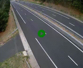 Caméra autoroute A75 à hauteur du col des Issartets en direction de Montpellier